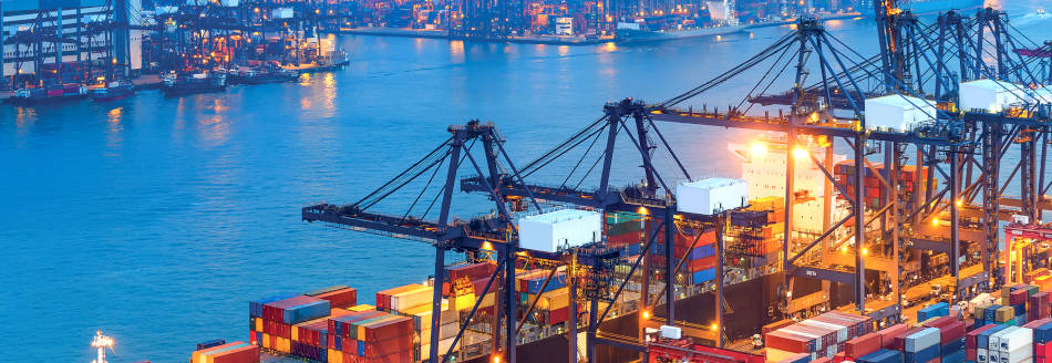 Productos Scame instalados en el puerto de contenedores del terminal de Santos en Brasil.